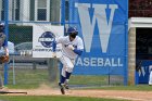 Baseball vs CGA  Wheaton College Baseball vs Coast Guard Academy during game one of the NEWMAC semi-finals playoffs. - (Photo by Keith Nordstrom) : Wheaton, baseball, NEWMAC
